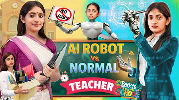 AI ROBOT TEACHER vs STUDENTS | AAJ KI SCHOOL LIFE | MyMissAnand