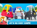 1 hr cozy coupe  lights camera action  more  kids cartoons  lets go cozy coupe