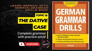 Topic: Dative case || German Grammar Drills book solve and practice german grammar