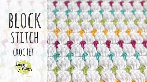 Tutorial Crochet Block Stitch