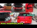 POLO modified work | Nano suspension | GT Bumper | Headlight | Tail light | carbon customz Kerala