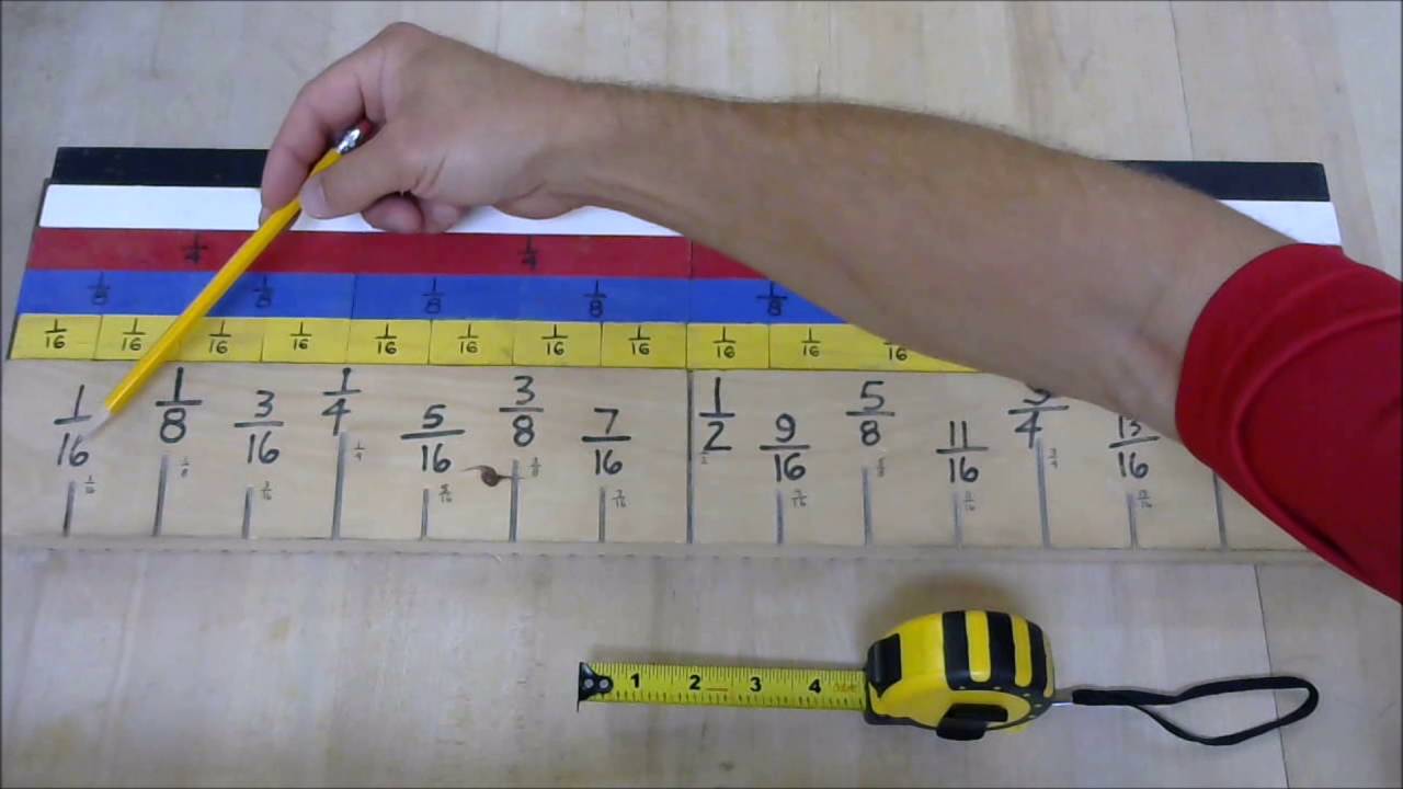 How To Read Fractions Of The Inch Part 1 YouTube