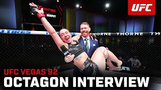 Vanessa Demopoulos Octagon Interview | UFC Vegas 92