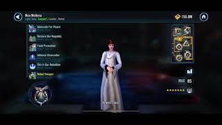 Traya vs Mon Mothma 5v5 Grand Arena SWGOH Mon Mothma counter