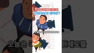 국민취업지원제도 지원대상과 해택은?