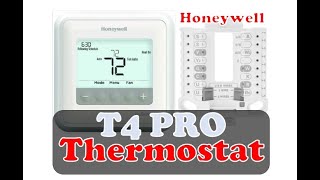 Installing T4 Pro Honeywell Thermostat