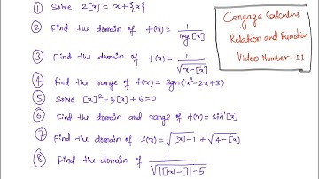 Cengage Calculus | GIF | Fractional part Function | Signum Function | # 11