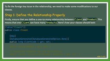Fixing Foreign Key Issues in Entity Framework
