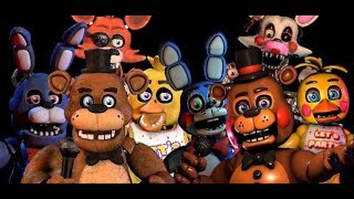 fnaf 1 gang & fnaf 2 toy gang sings All For One | High School Musical 2 Song