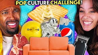 Adults Guess Iconic Pop Culture Moments From The Props! | Pop Culture Challenge image