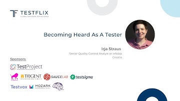 “Becoming Heard As A Tester” by Irja Straus | TestFlix 2020