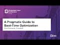 A Pragmatic Guide to Boot-Time Optimization - Chris Simmonds, Consultant