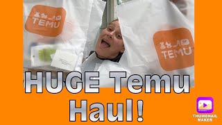 HUGE Temu Haul!  Must See Items! 4/21/23 #temu #temuhaul