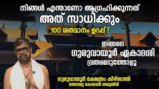 This Is What I Want To Say To Everyone Who Comes To Visit Guruvayoorappan