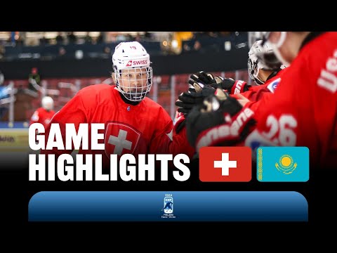 Highlights: Switzerland vs Kazakhstan |2024 #U18MensWorlds