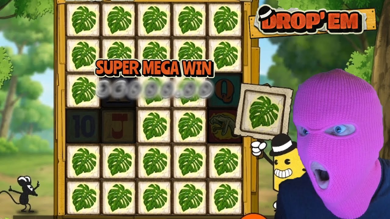 CRAZY WIN ON THE *NEW* DROP'EM SLOT! ($2000 PER CLICK) - YouTube