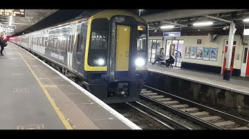 Here is the class 159 And the class 158 in Woking Train station Friday 22 October 2021