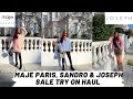 MAJE PARIS TRY ON HAUL, SANDRO TRY ON HAUL & JOSEPH TRY ON HAUL | SALE HAUL & REVIEW | RAQUEL SEWELL