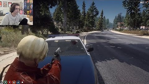 XQC SHOOTS A COP MULTIPLE TIMES AFTER HE TOOK HIS MONEY |GTA 5 RP NoPixel 3.0 (BANNED???!!??)