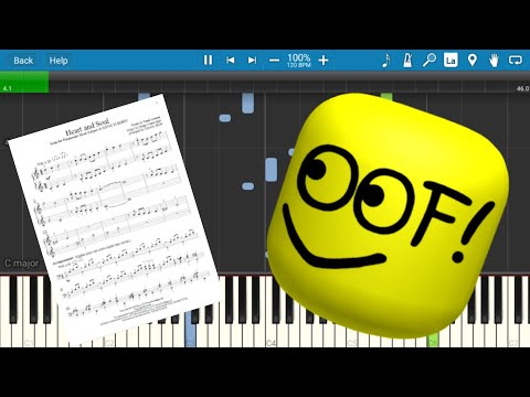 Fur Elise But Its Roblox Death Sound Youtube - heart and soul on piano but it s oof ed roblox death sound meme