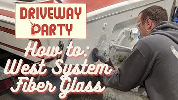 West System Fiberglass repair