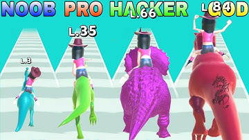 NOOB vs PRO vs HACKER vs GOD in Dino Evolve