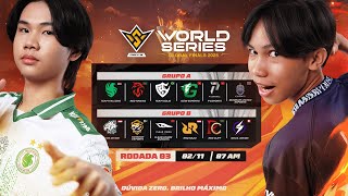 MUNDIAL DE FREE FIRE | FFWS GLOBAL FINALS 2025 | RODADA 3 | GRUPO A x B |  AO VIVO #freefire