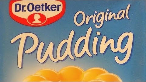Original Vanilla Pudding [Dr. Oetker]