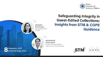 Safeguarding Integrity in Guest-Edited Collections | ACSE Webinar with Marie Soulière (STM & COPE)