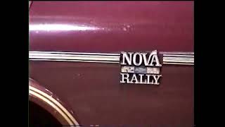 Driving the Chevrolet Nova Rally into the First Baptist Church gym in 1999