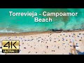 [4K] Drone footage of the beautiful Torrevieja Campoamor Beach and Marina. Playa de Campoamor 2021