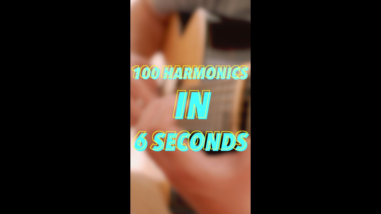 100 Harmonics in 6 Seconds (No.2) adlı videoyu YouTube'da izle 100 Harmonics in 6 Seconds (No.2) adlı videoyu YouTube'da izle
