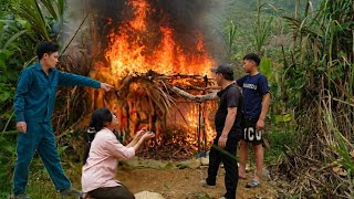 A Single Mother Was Harmed By Thugs And Was Rescued By A Police Officer In A Sea Of fire