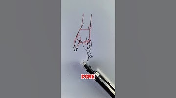 Hand Gesture Drawing Tutorial – Improve Your Anatomy Skills #art #shorts #foryou #tutorial #drawing