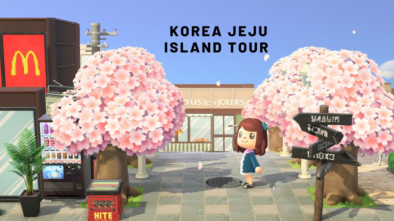 Dream Tour KOREA JEJU ISLAND Animal Crossing New Horizons YouTube