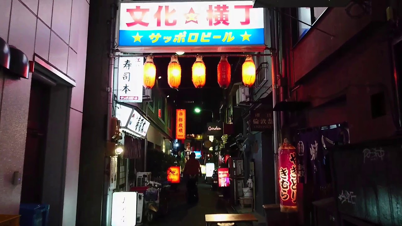 Streets In Sendai Bunka Yokocho A Bar Street Sendai Miyagi 文化横丁 宮城県 仙台市 Youtube