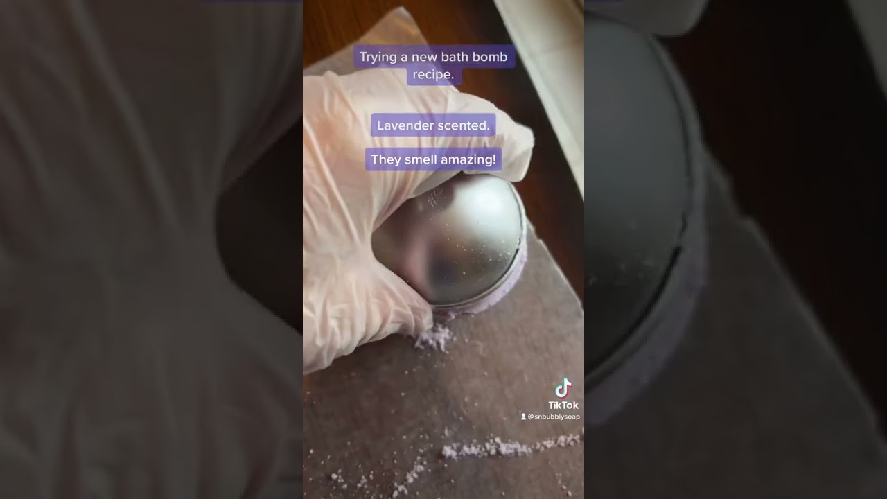 Making Lavender Bath Bombs