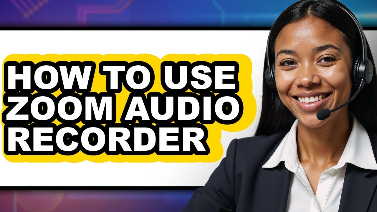 How to Use Zoom Audio Recorder (easy Method)