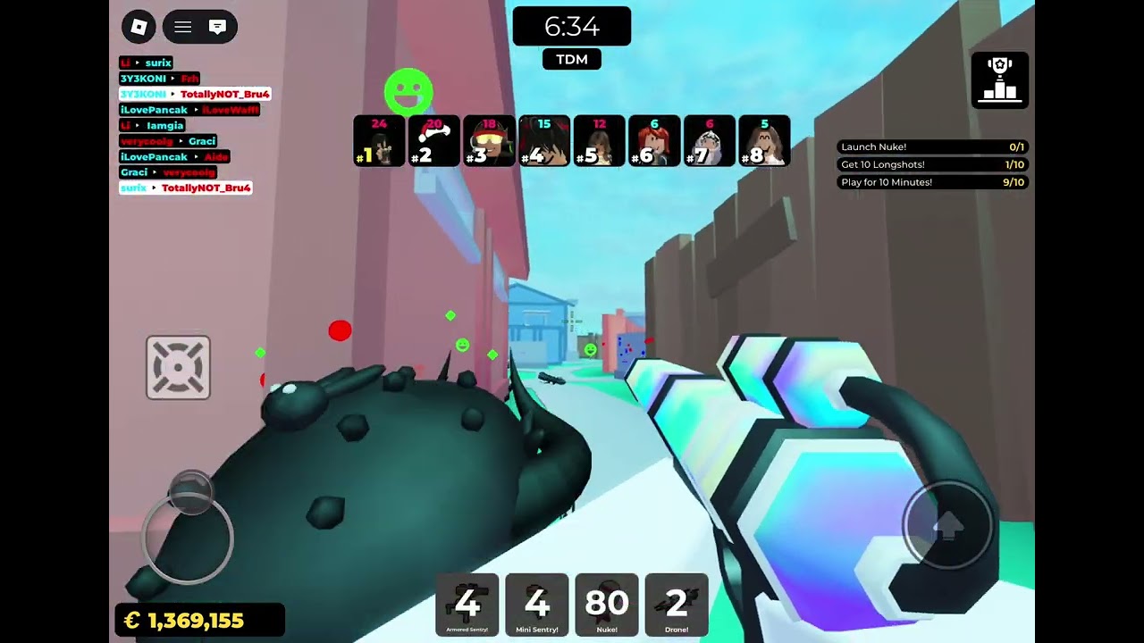 Can I Get A Nuke Only Using The Party Gun!!?!