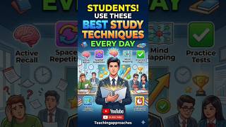 Students! Use These Best Study Techniques Every Day #youtubeshorts #studytips #studytechnique #exam