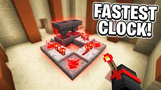 Redstone Clock in 10 Seconds!