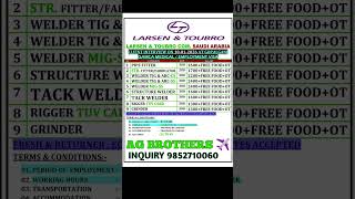 L and T company saudi arabia client interview on gopalganj #larsentoubro #greenfieldplant #gulf