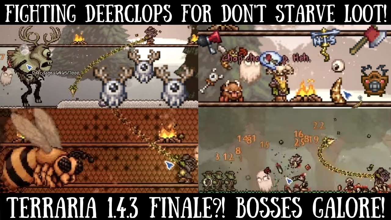 Terraria 1.4.3 x Don't Starve Together - New Deerclops Boss