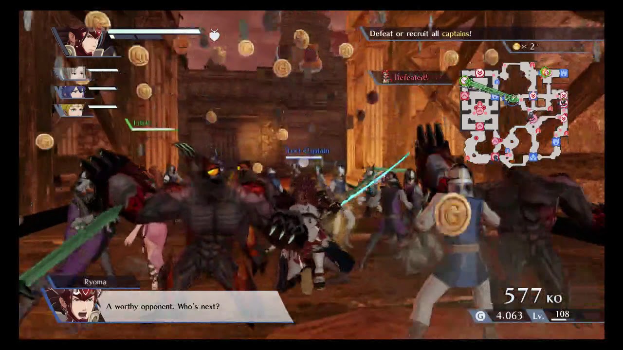 Воины Огненной Эмблемы - Режим Истории: Кисть в Зубах - Боевое Воззвание Lv. 98 (Ранг S)