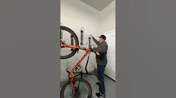 Simple Bike Storage Solution for the Garage with @Steadyrack_  #bikestorage #garageorganization