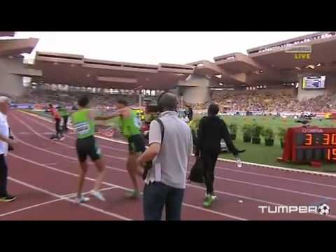Mehdi Baala vs Mahiedine Mekhissi-Benabbad two French athletes Fight