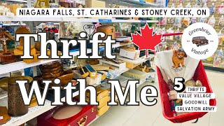 Thrift With Me In Ontario At Value Village, Goodwill & More | Vintage Seller Home Decor | Canada