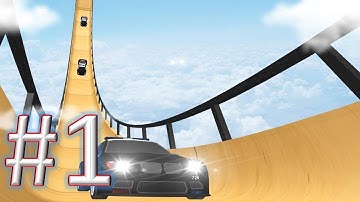 US Police Mega Ramp Car Stunts Racing #challenge 1 gameplay (android & ios)