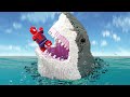 LEGO SPIDER MAN Fight with Shark Attack to Save Olaf