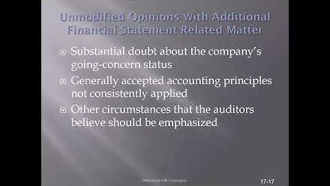 Chapter 17   Auditors